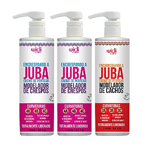 Kit 2 Encrespando E 1 Encaracolando A Juba 500ml Widi Care