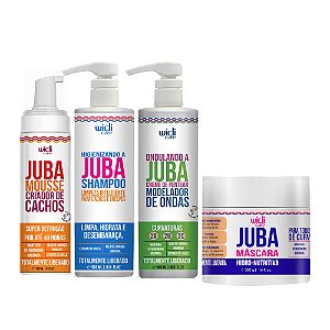 Kit Widi Care Linha Juba Ondulando, Shampoo, Mousse E Máscara