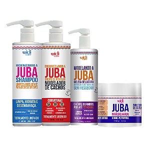 Kit Encaracolando Juba Shampoo, Geléia, Máscara Widi Care