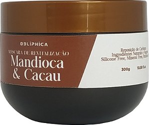 Obliphica Máscara de Revitalização Mandioca & Cacau 300g