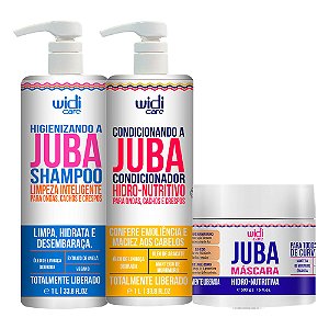 Kit Widi Care Juba Shampoo 1L Condicionador 1L e Máscara