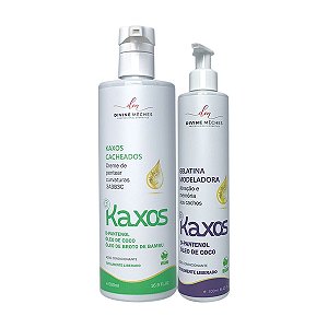 Kit Divine Mèches Kaxos Creme para Cacheados + Gelatina