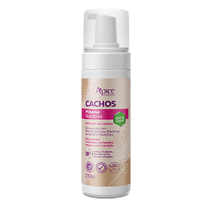 Ápice Cosméticos Mousse Nutritivo Cachos 210ml