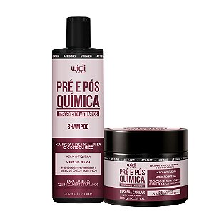 Kit Widi Care Pré e Pós Química Shampoo + Máscara