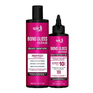 Kit Widi Care Bond Gloss Repair Shampoo, Máscara Líquida