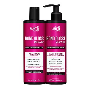 Kit Widi Care Bond Gloss Repair Shampoo, Leave-In
