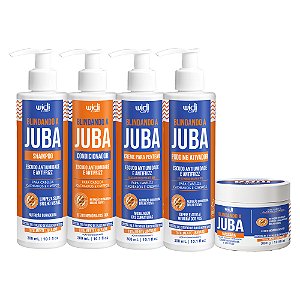 Kit Widi Care Blindando a JUBA Shampoo, Condicionador, Creme, Pudding, Máscara