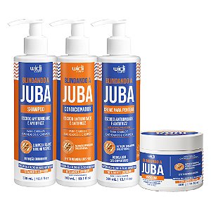 Kit Widi Care Blindando a JUBA Shampoo, Condicionador, Creme, Máscara