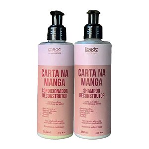 Kit Kaedo Professional Carta na Manga Shampoo, Condicionador