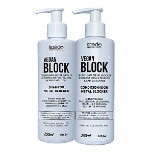 Kit Kaedo Professional Vegan Block Shampoo + Condicionador
