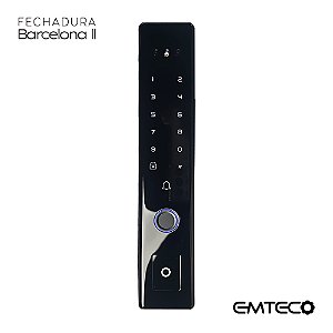 Fechadura Digital Barcelona II Slim Resistente a Sol e Chuva - Wi-fi