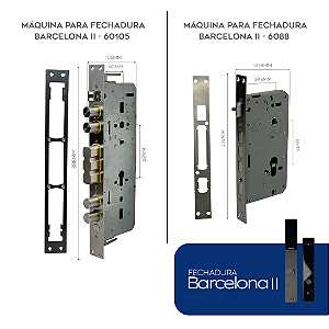 Máquina para Fechadura Digital Barcelona II