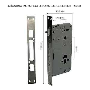 Máquina para Fechadura Digital Barcelona II