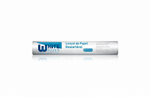 Lençol Hospitalar Luxo 70x50 White Paper Unid