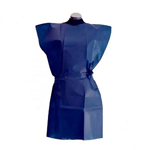 Avental Descartável Sem Manga Azul 30 Gr Socc pct 10