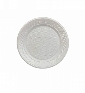Prato Sobremesa Raso 15 Fonplast pct 10 unid
