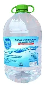 Água Destilada Autoclave 5 Litros Soft unid