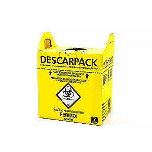 Caixa Coletora Perfurante / Cortante 7 L Descarpack unid