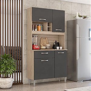 COZ. ARMÁRIO MALTA COMPACTO GRAFITE