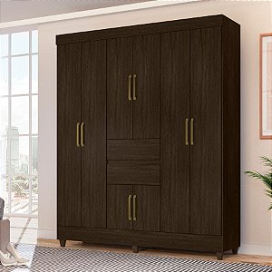 DORM. GUARDA ROUPA MUNIQUE EBANO