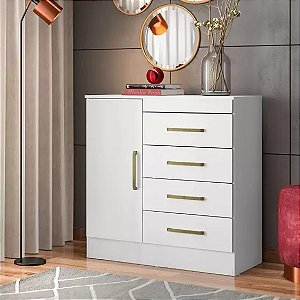 DORM. COMODA MONTEVIDÉU BRANCA