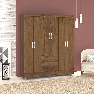 DORM. GUARDA ROUPA IDEAL PLUS 6 PORTAS