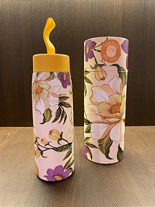 Garrafa 500ml Farm Q sede passaro em flor