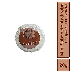 100 Sabonete Andiroba 20gr Hidratante Motel Hotel SPA Airbnb