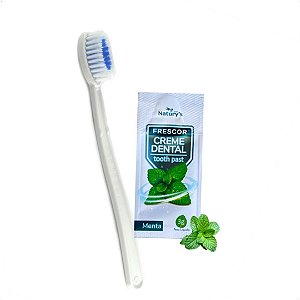 Kit 500 Escova Dental E Creme Dental 3g Hotel Motel Spa