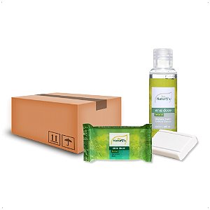 100 Sabonete 13g e Shampoo 2 em 1 35ml Erva Doce Motel Hotel