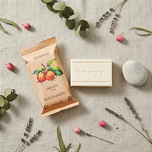 50 Sabonete Pitanga 20gr Retangular Hidratante Motel Hotel