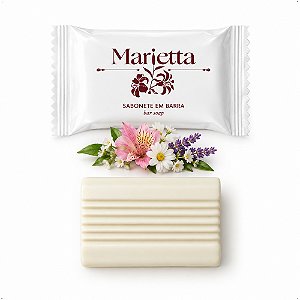 50 Sabonete Floral Marietta 10g Hotel Motel Pousada Airbnb