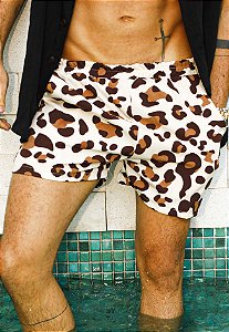 Shorts Crepe Light Animal Print