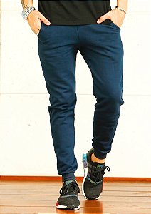 Calça Moletom Azul Marinho