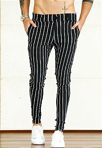 Calça Skinny Listrada