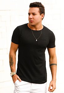 Camiseta Bolso Preta