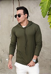 Blusa Moletinho Verde Militar