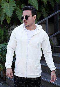 Blusa Moletom Zíper Off