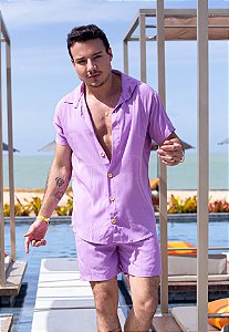 Conjunto Viscolinho Lilás