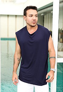 Regata Machão Podrinha Azul Marinho