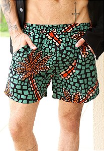 Shorts Viscolinho Estampado