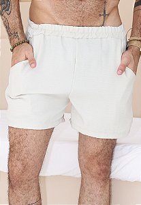 Shorts Linho Areia