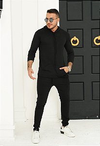 Conjunto Lã Preto