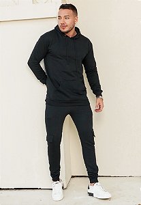 Conjunto Moletom Preto