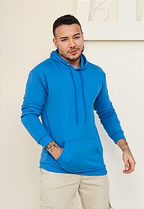 Blusa Moletom Azul Claro