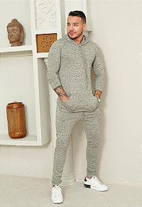 Conjunto Lã Cinza