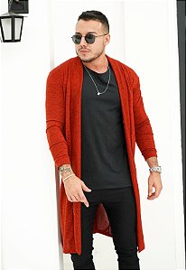 Cardigan Sobretudo Lã Telha
