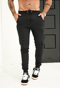 Calça Moletom Preta