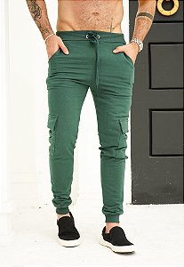 Calça Moletom Verde Petróleo