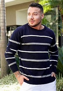 Suéter Tricot Listrado